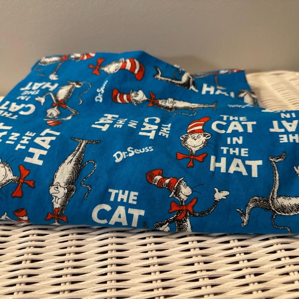 Dr. Seuss™ Cat in the Hat Word Toss Cotton Fabric